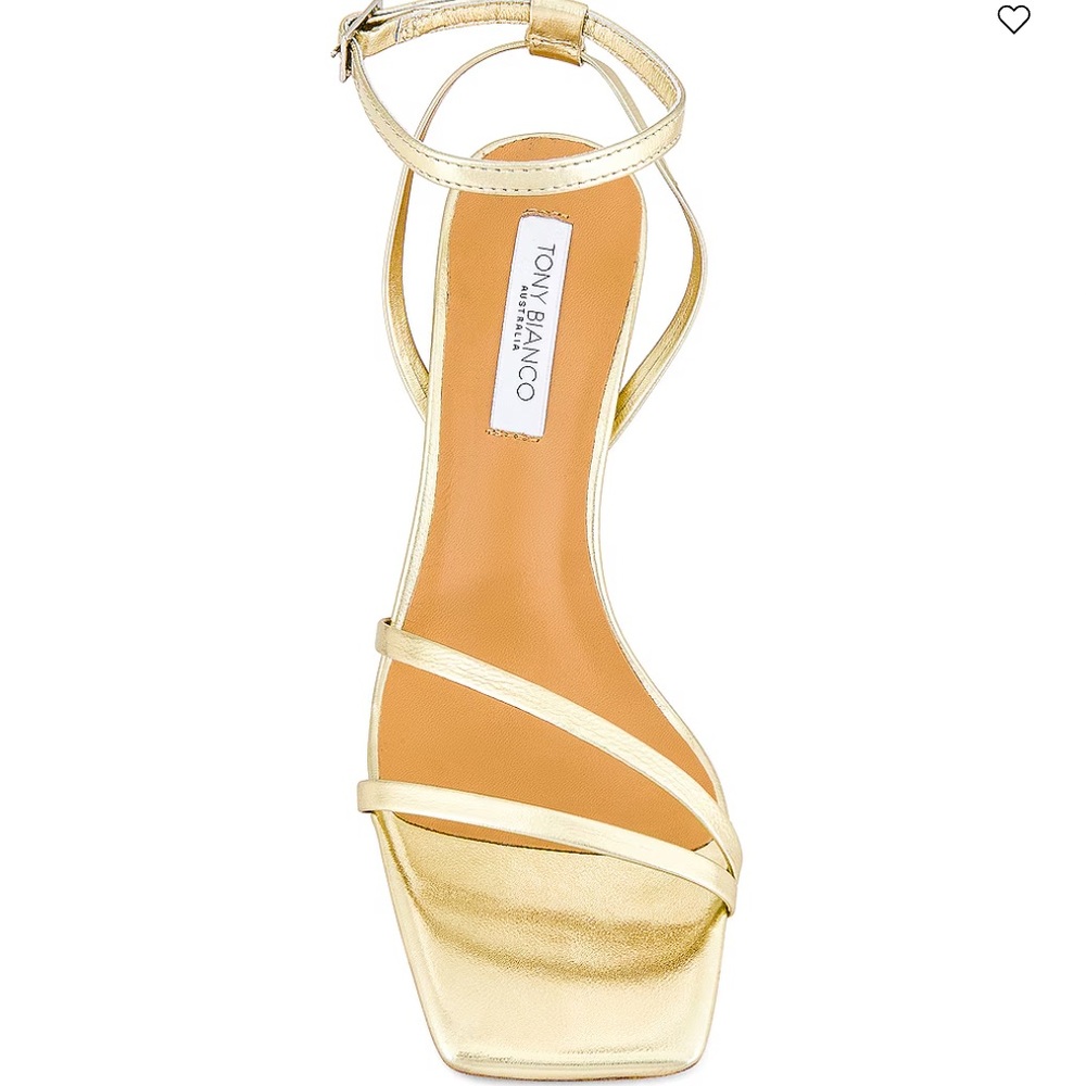 Tony Bianco Gold Strappy Women's Heels